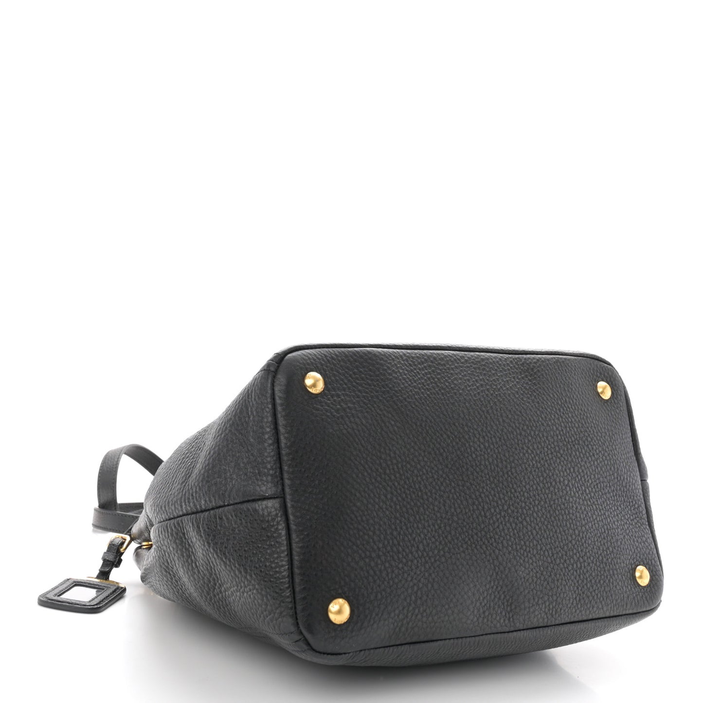 Vitello Daino Tote Black
