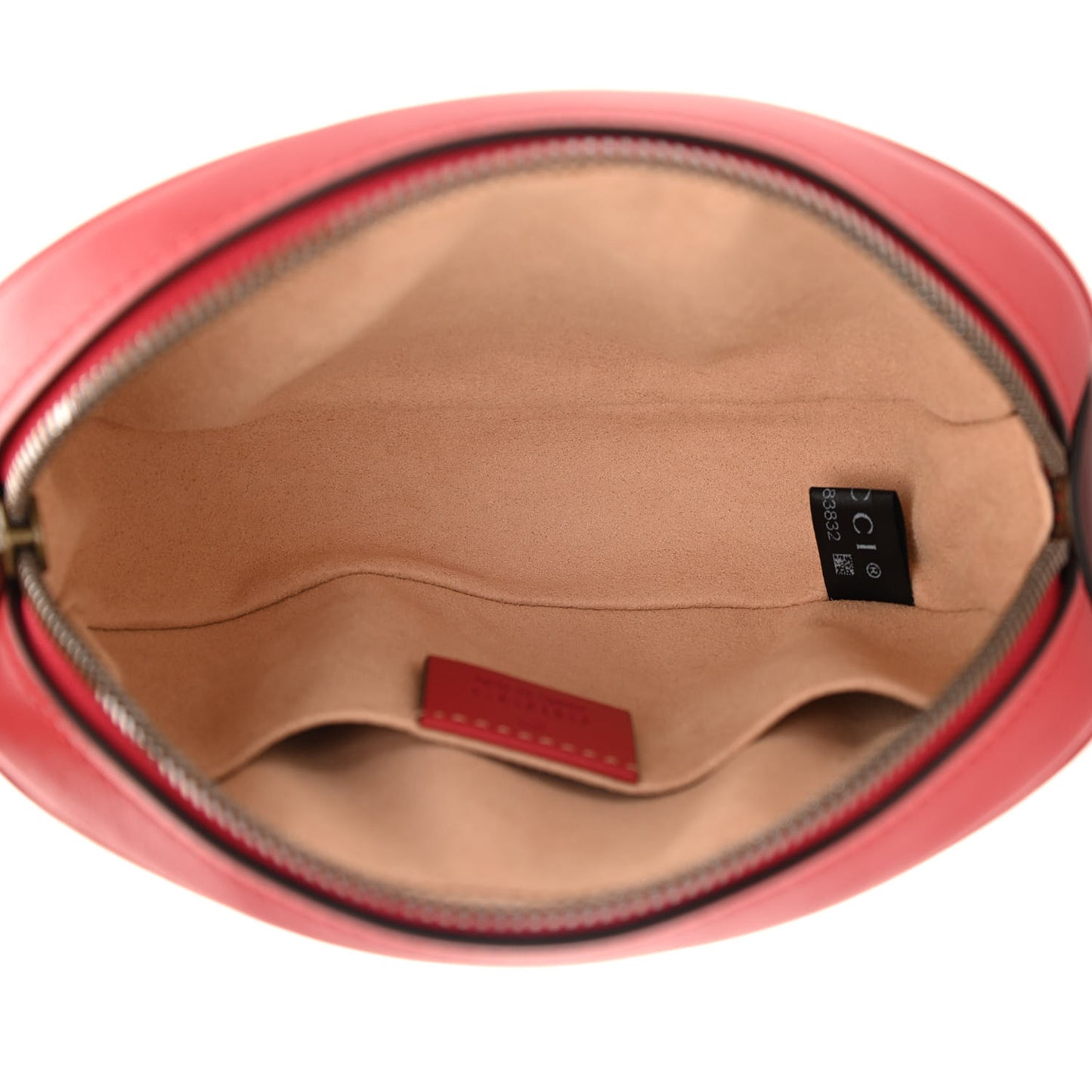 Calfskin Matelasse GG Marmont Belt Bag 85 34 Hibiscus Red
