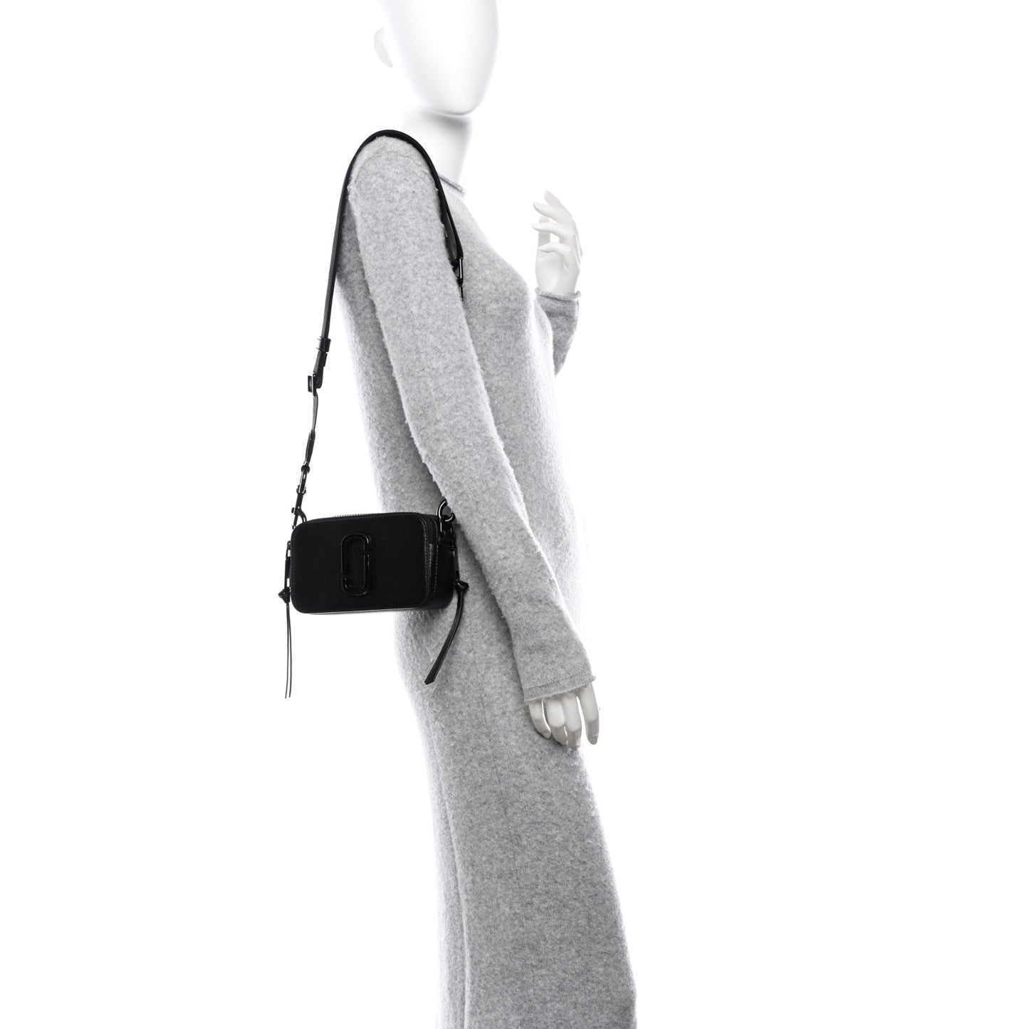 Saffiano Snapshot Camera Bag Black