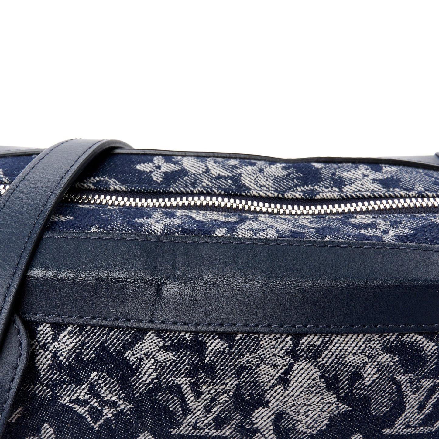 LOUIS VUITTON Monogram Tapestry Soft Trunk Bleu