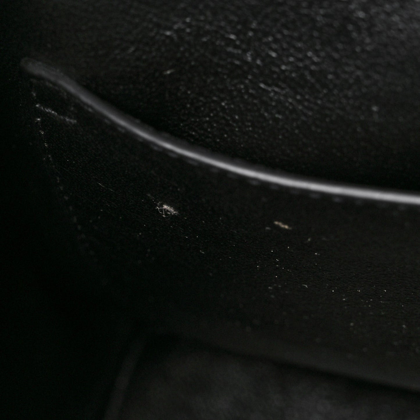 Lambskin Matelasse Monogram Large Vicky Chain Bag Black