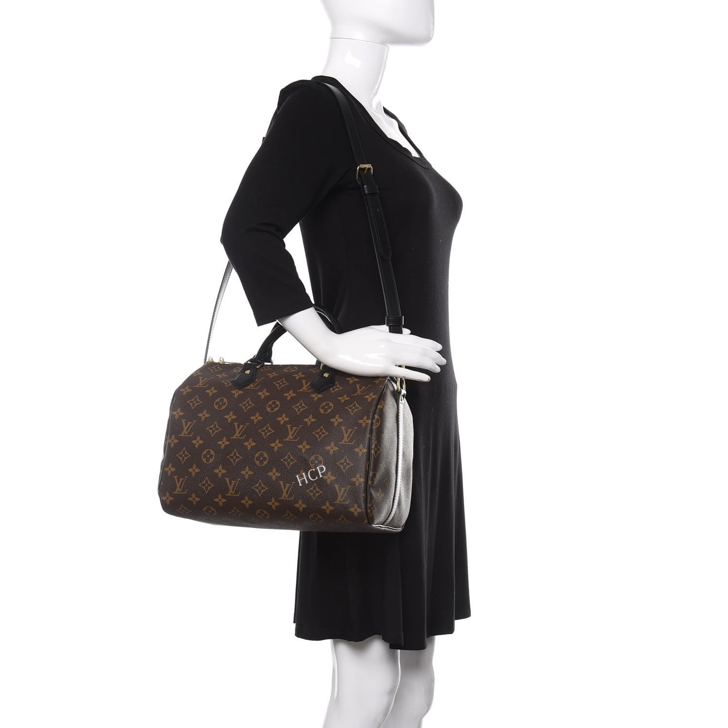 Monogram My World Tour Speedy Bandouliere 30 Black