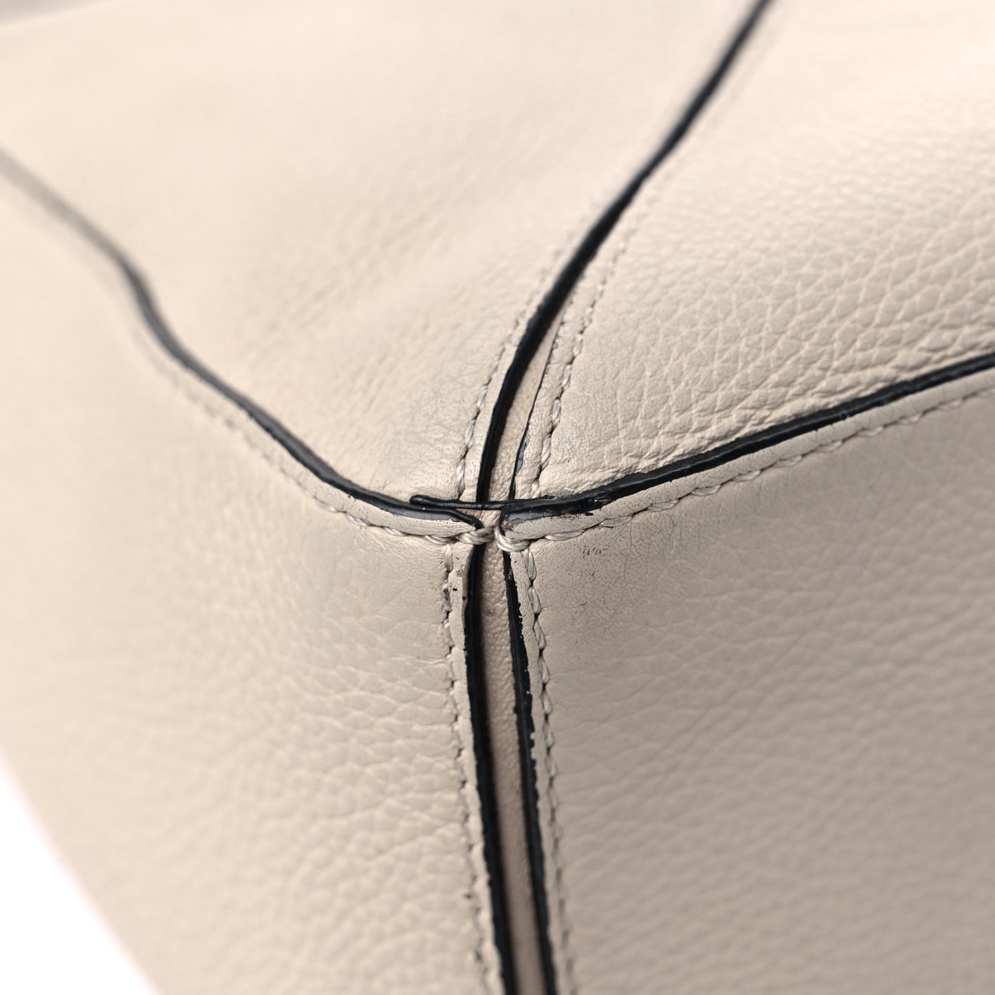 Calfskin Small Puzzle Bag Light Oat