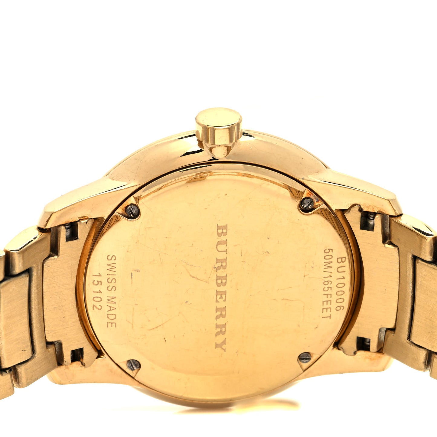 Stainless Steel 40mm Classic Round Quartz Watch Gold BU10006