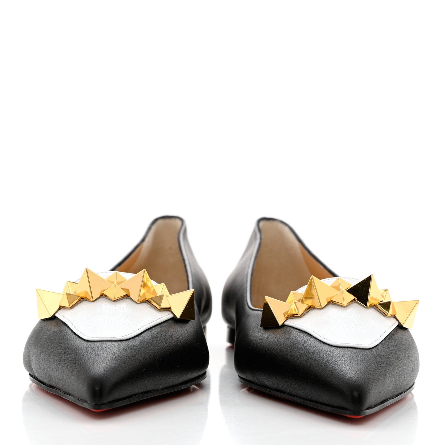 Nappa Miss Constella Flats 38.5 Black