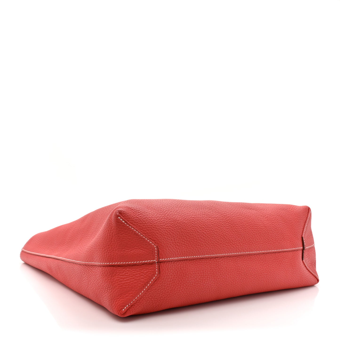 Taurillon Clemence Double Sens 45 Reversible Tote Rubis Bougainvillea