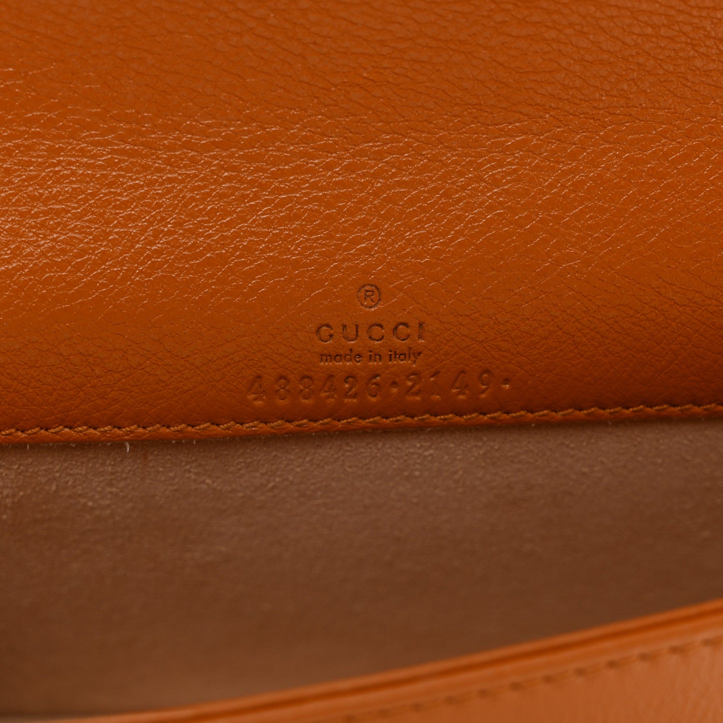 Calfskin Matelasse GG Marmont Mini Bag Cognac