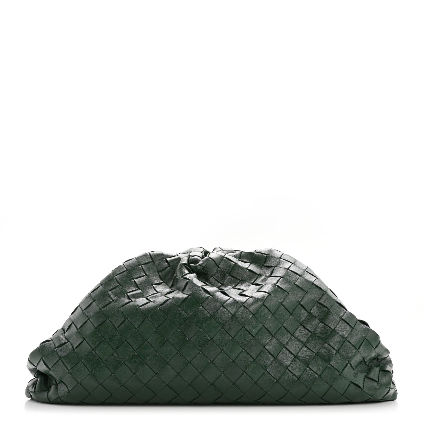Nappa Maxi Intrecciato The Pouch Oversized Clutch Raintree