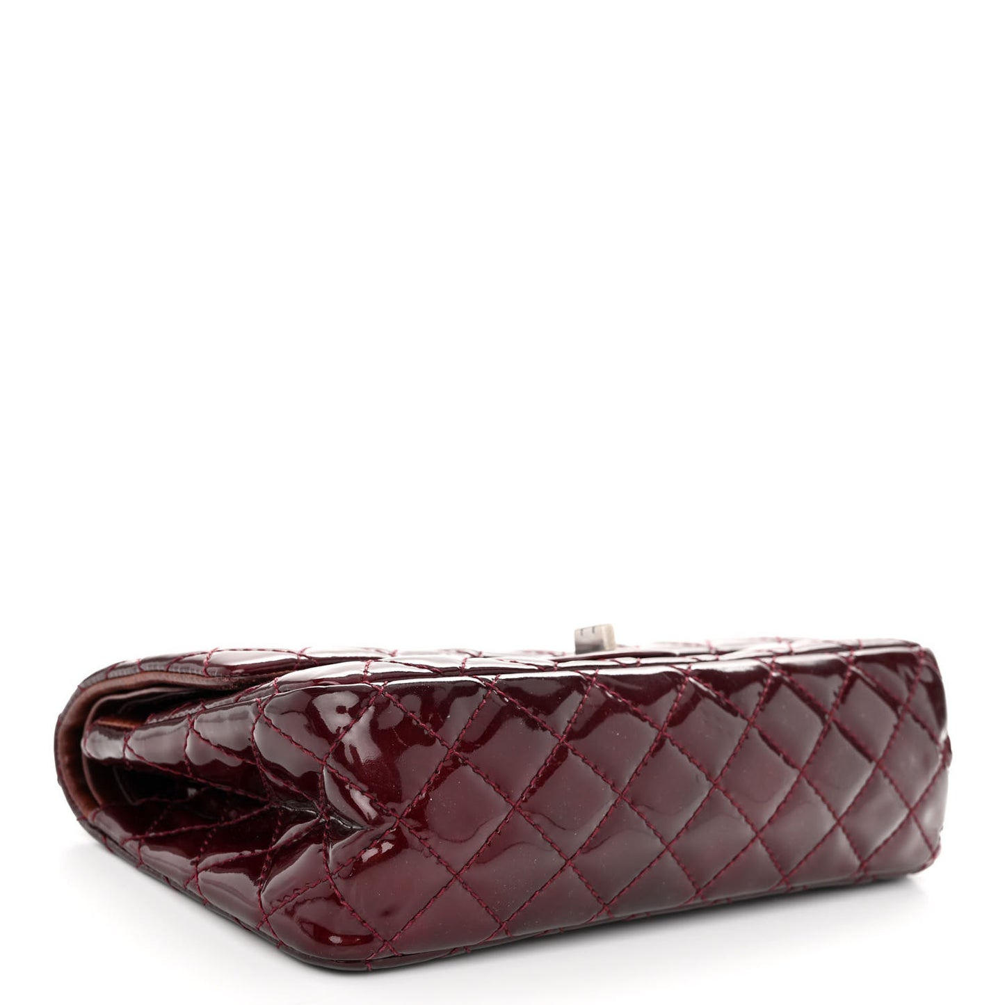 Patent Quilted 2.55 Reissue 226 Flap Burgundy