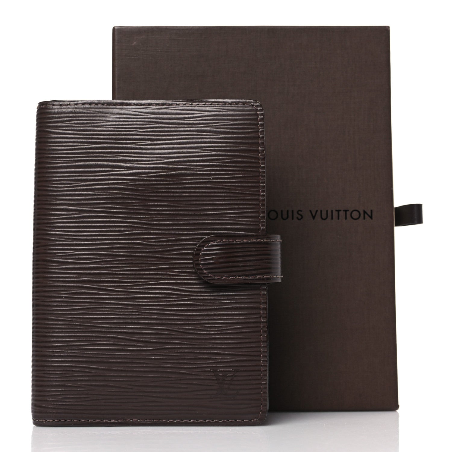 Louis Vuitton Epi Small Ring Agenda Cover Moka 10 of 10