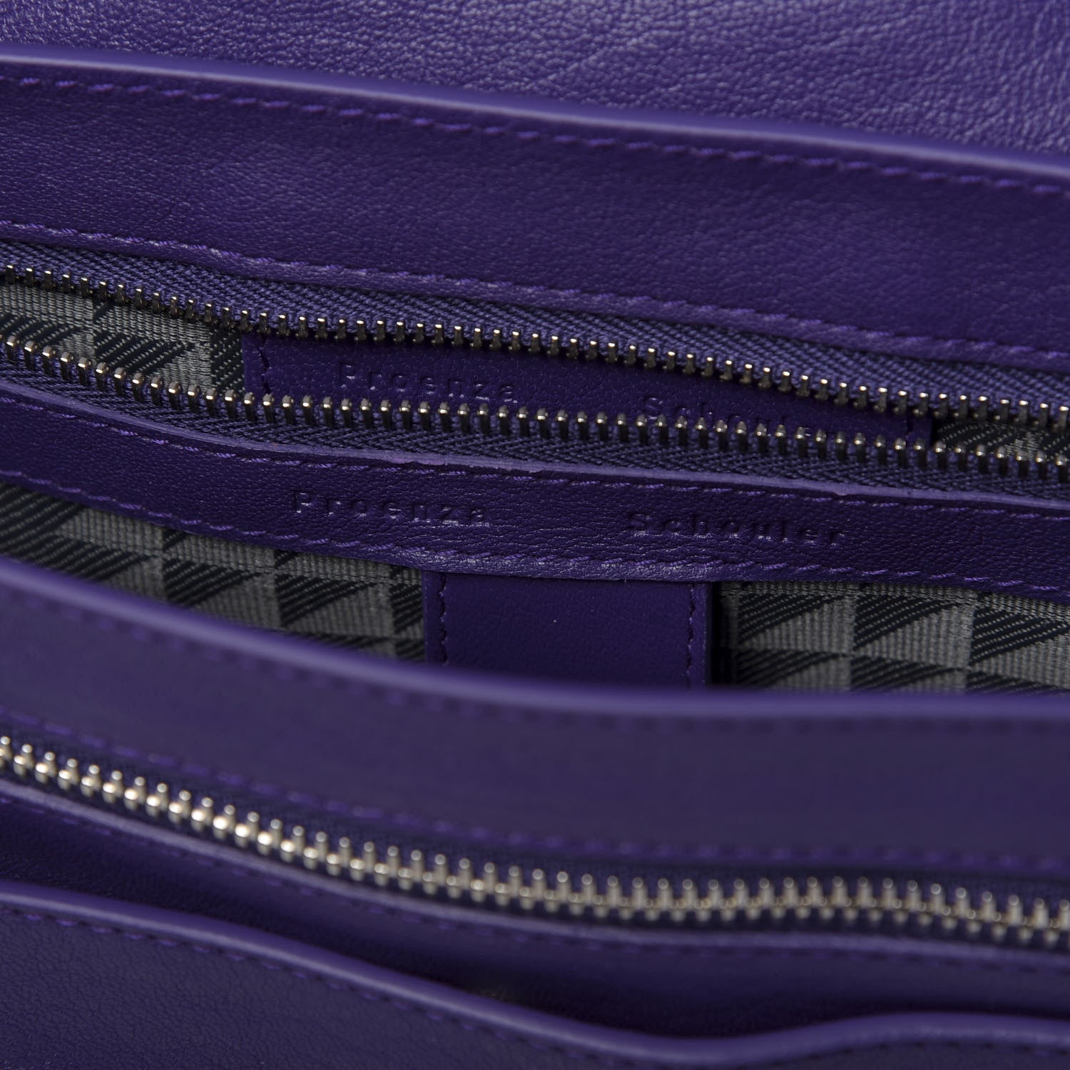 Proenza Schouler Lambskin Medium PS1 Satchel Amethyst 9 of 13