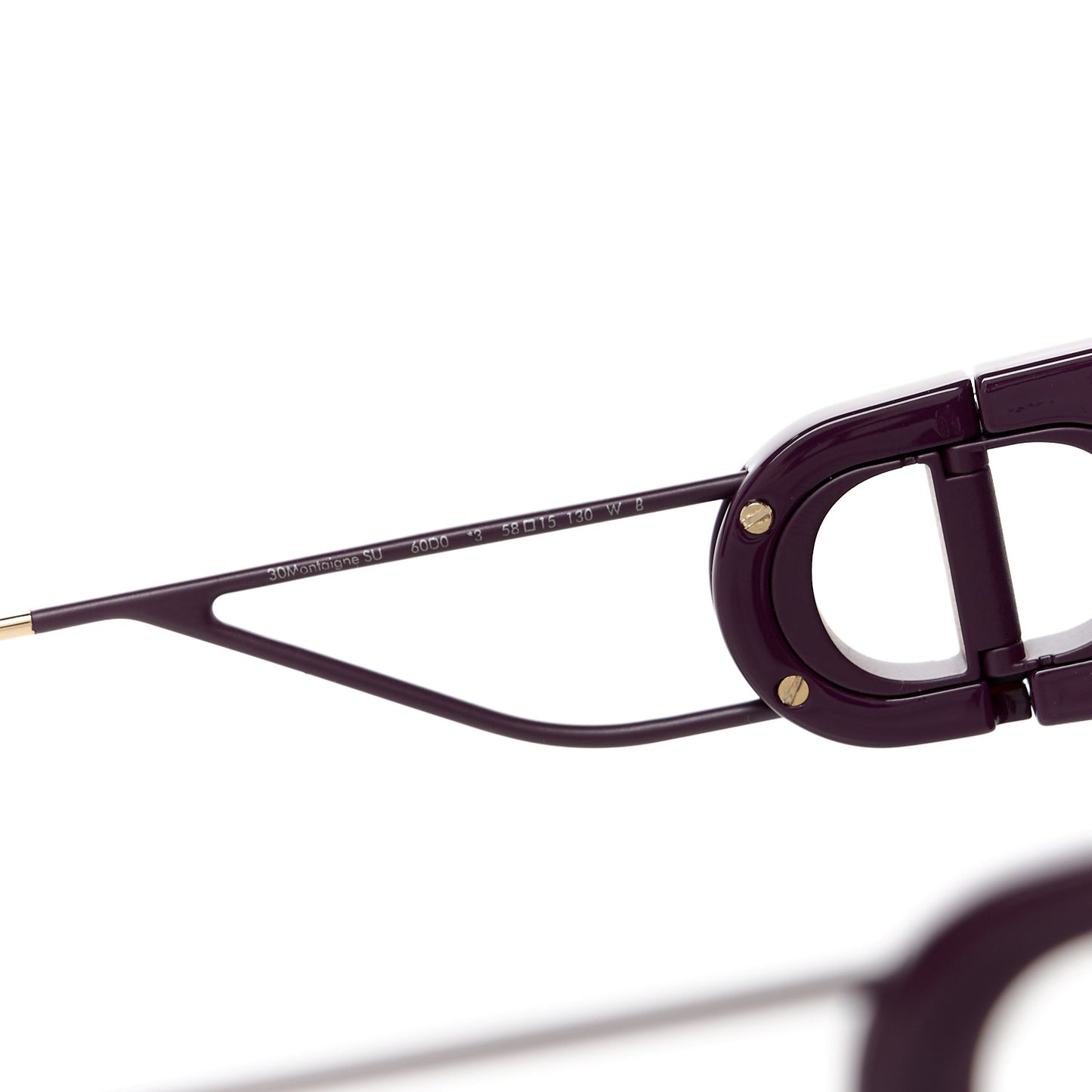Square 30 Montaigne Sunglasses Purple