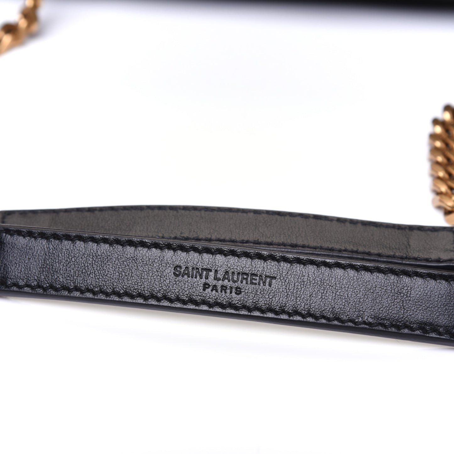 Calfskin Y Quilted Monogram Medium Loulou Chain Satchel Black