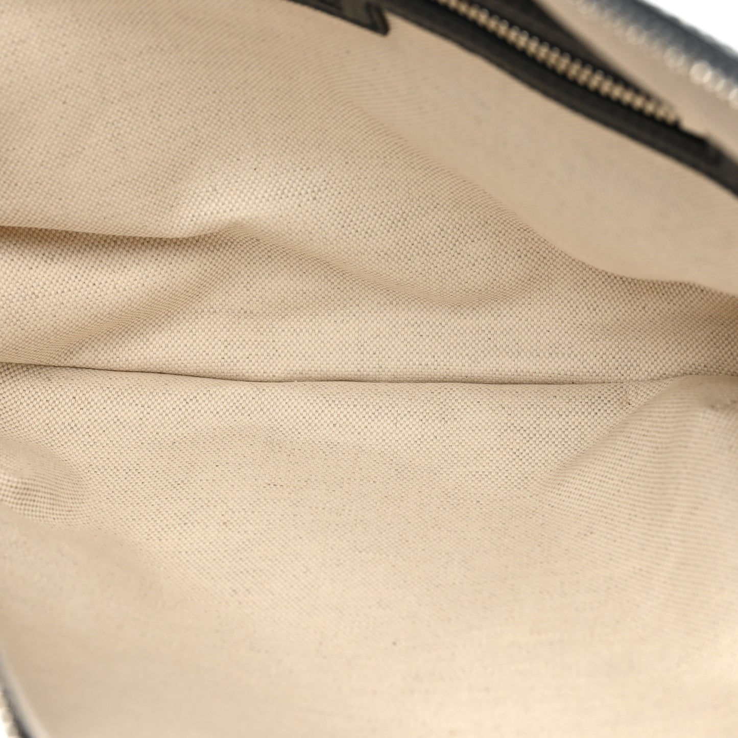GG Supreme Monogram Textured Dollar Calfskin Web Small Ophidia Half Moon Hobo Beige Blue