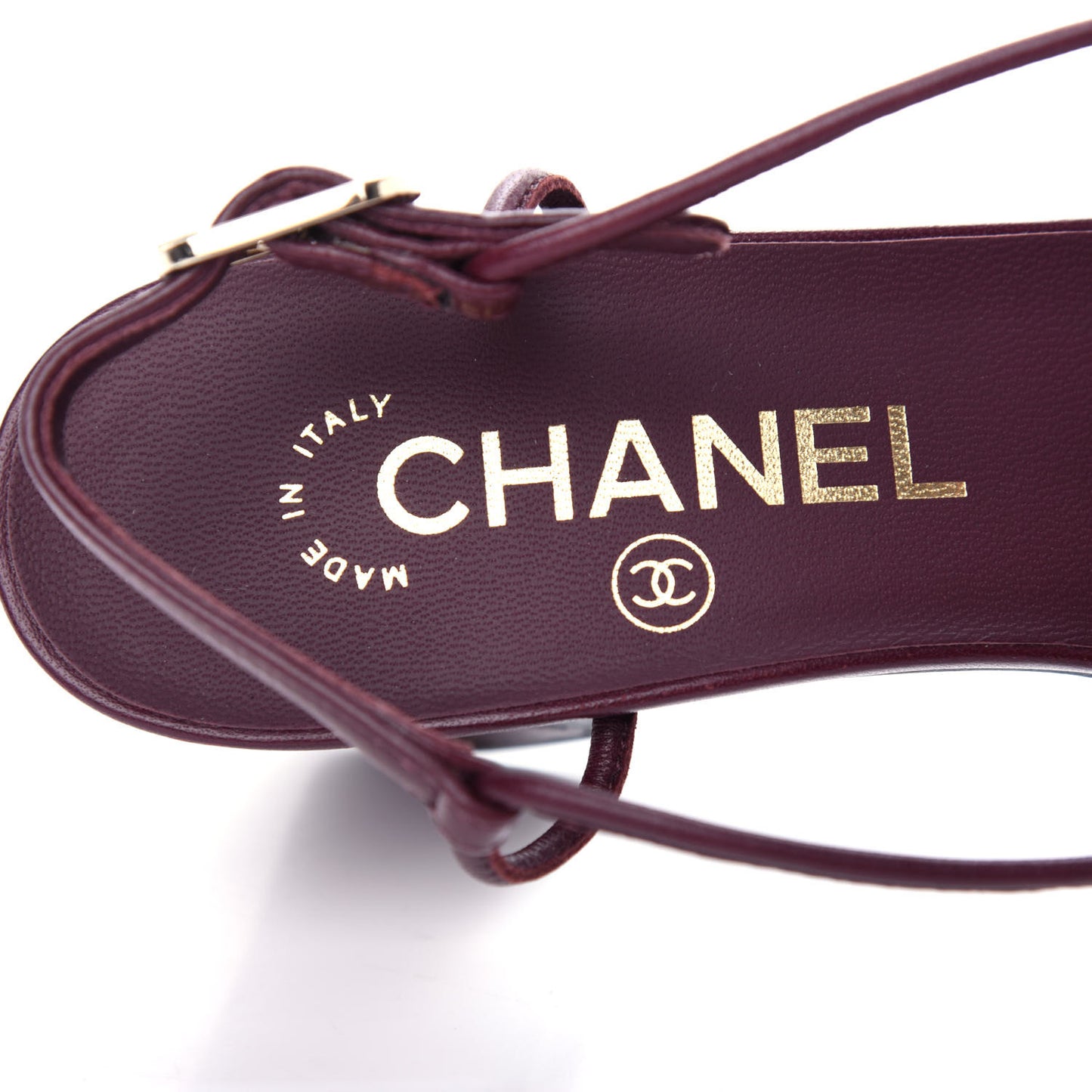 Lambskin Satin Slingback Cap Toe Bow Pumps 36.5 Burgundy Black