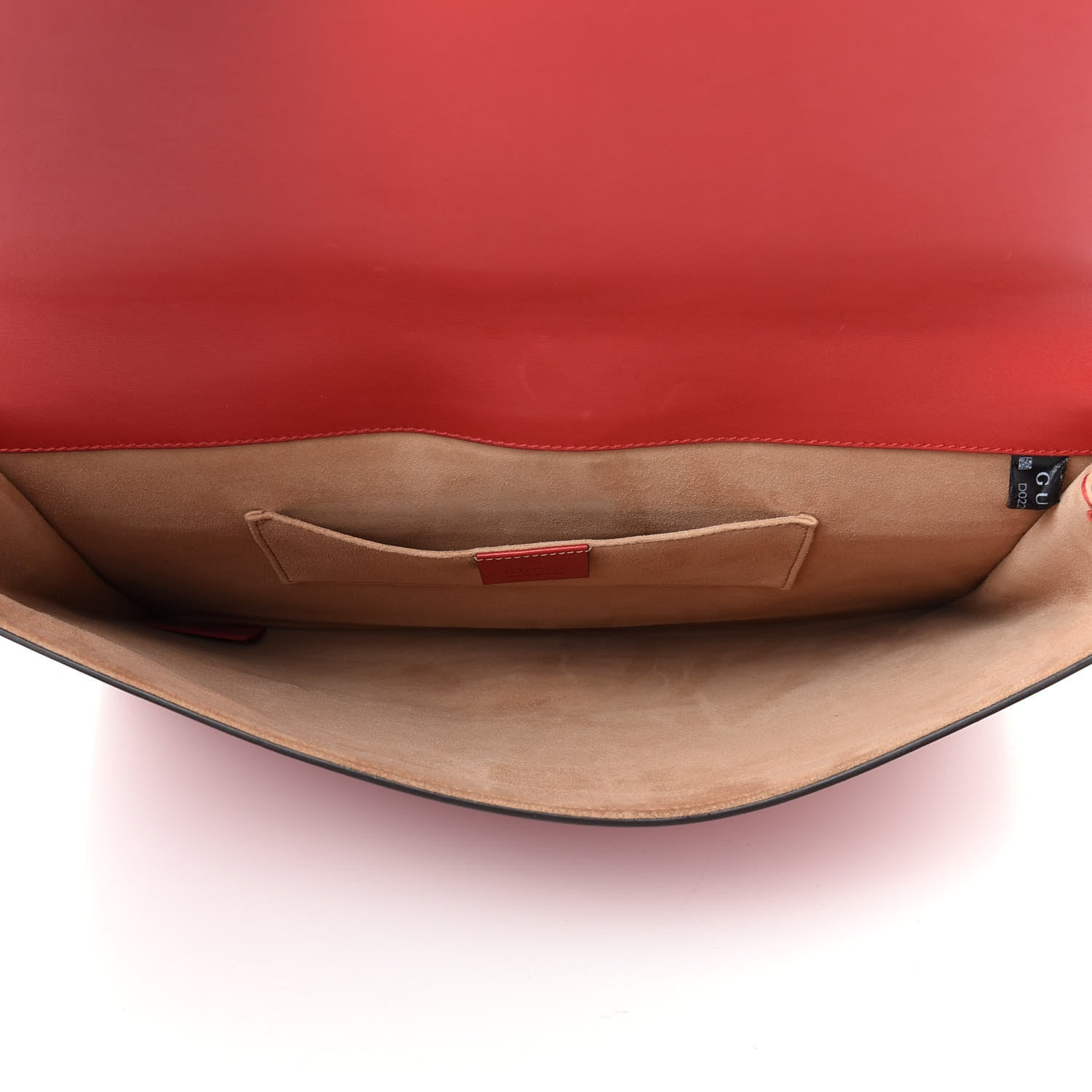 Gucci Calfskin Maxi Sylvie Clutch Red 5 of 10