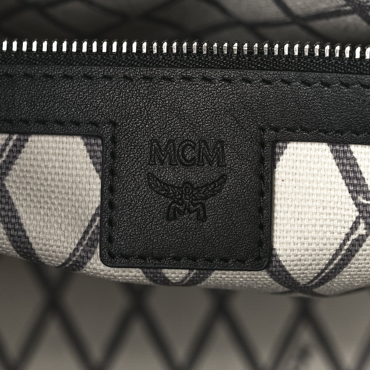 MCM Visetos Toni Shopper Tote Black 5 of 10