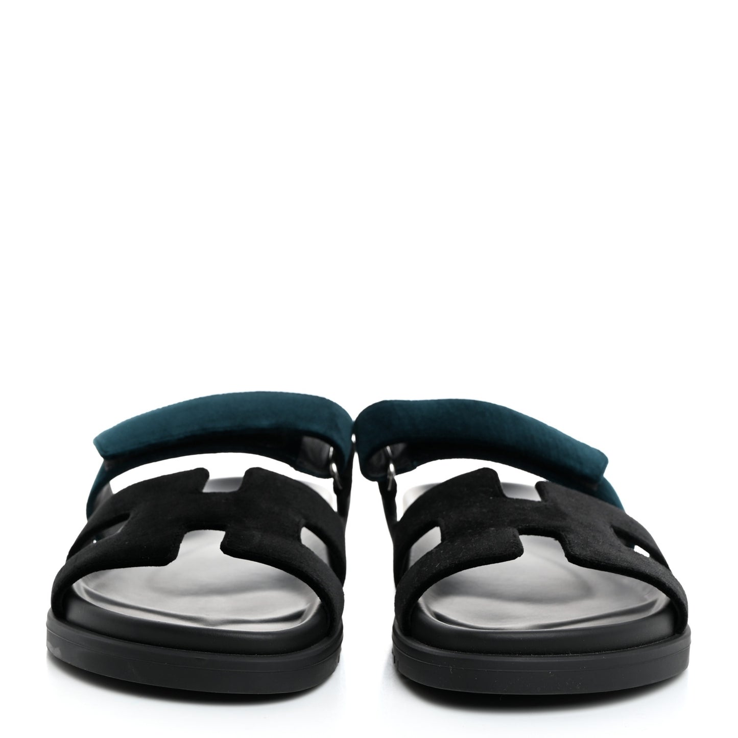 Velvet Womens Chypre Sandals 36.5 Black Vert Mousse