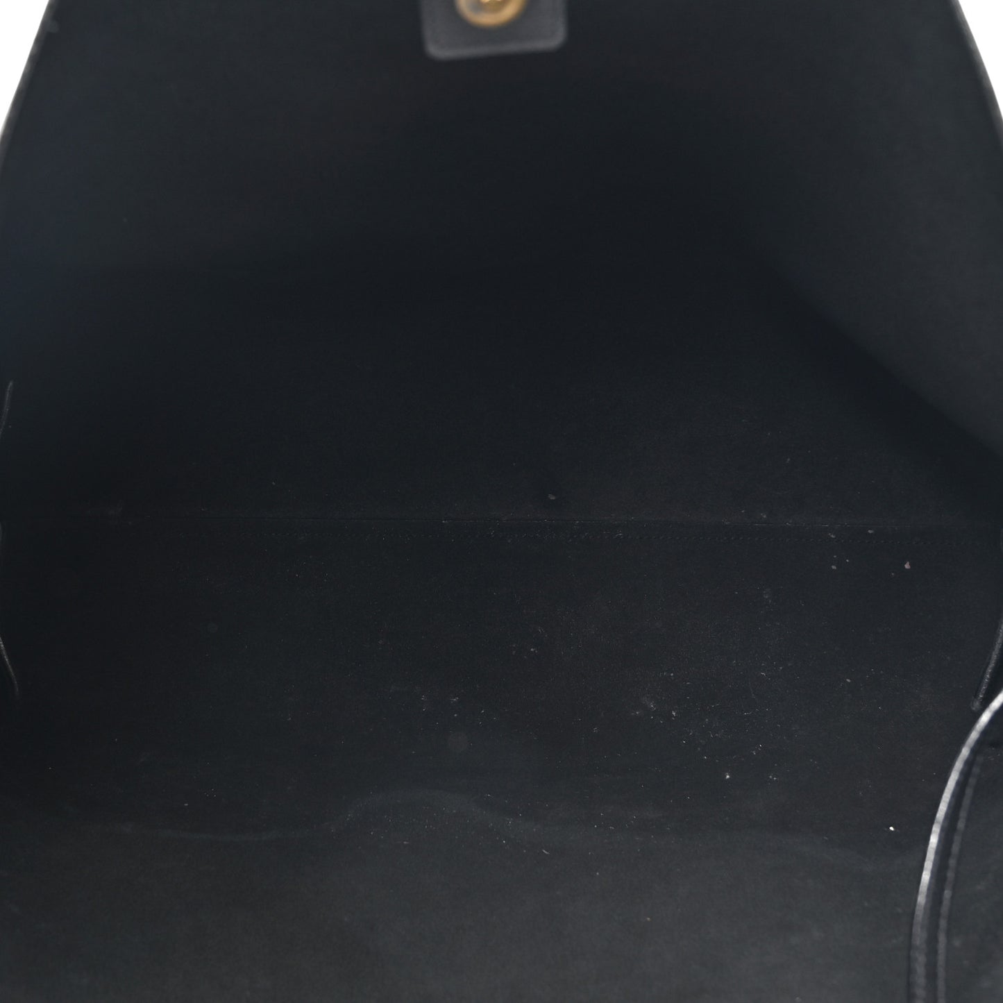 Calfskin Large Shopping Tote Black