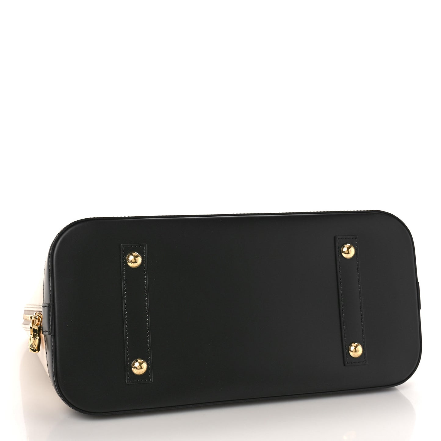 Calfskin Printed Alma GM Beige Black