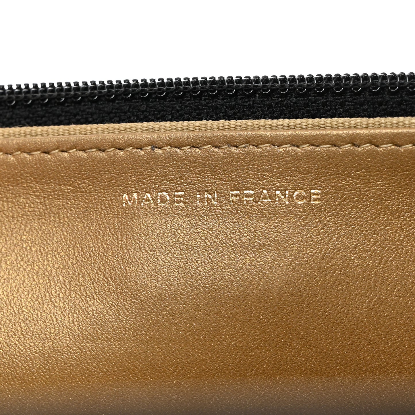 Lambskin Quilted CC Pearl Crush Wallet on Chain WOC Black