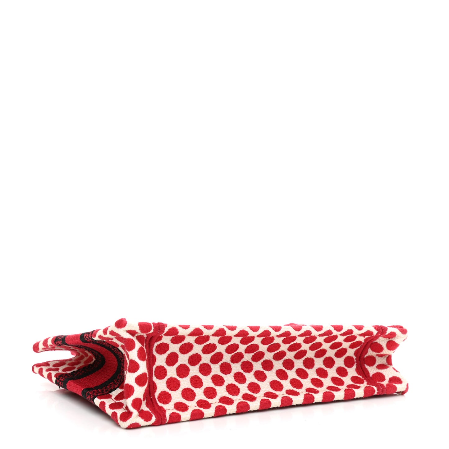 Canvas DiorAmour Dots Mini Book Tote Red