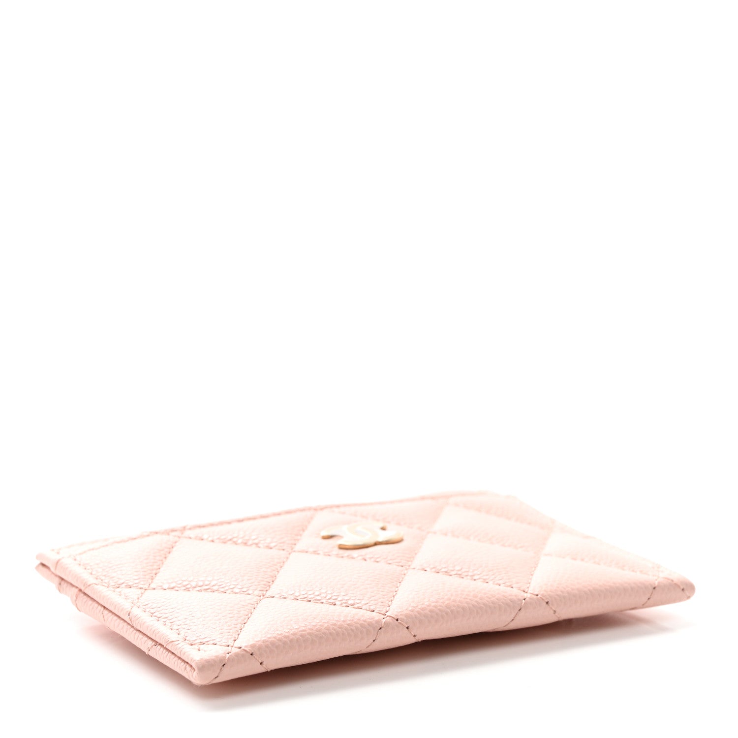 Chanel Caviar Quilted Card Holder Light Pink 4 of 8