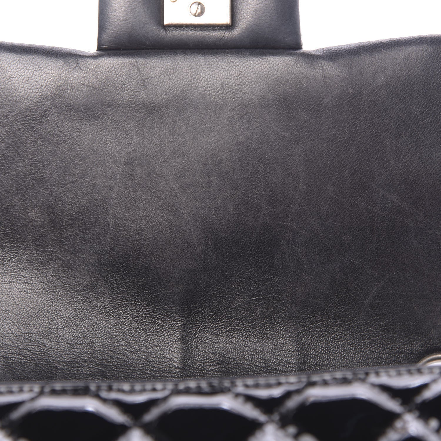 Chanel Patent Calfskin Quilted Mini Square Flap Black 11 of 12