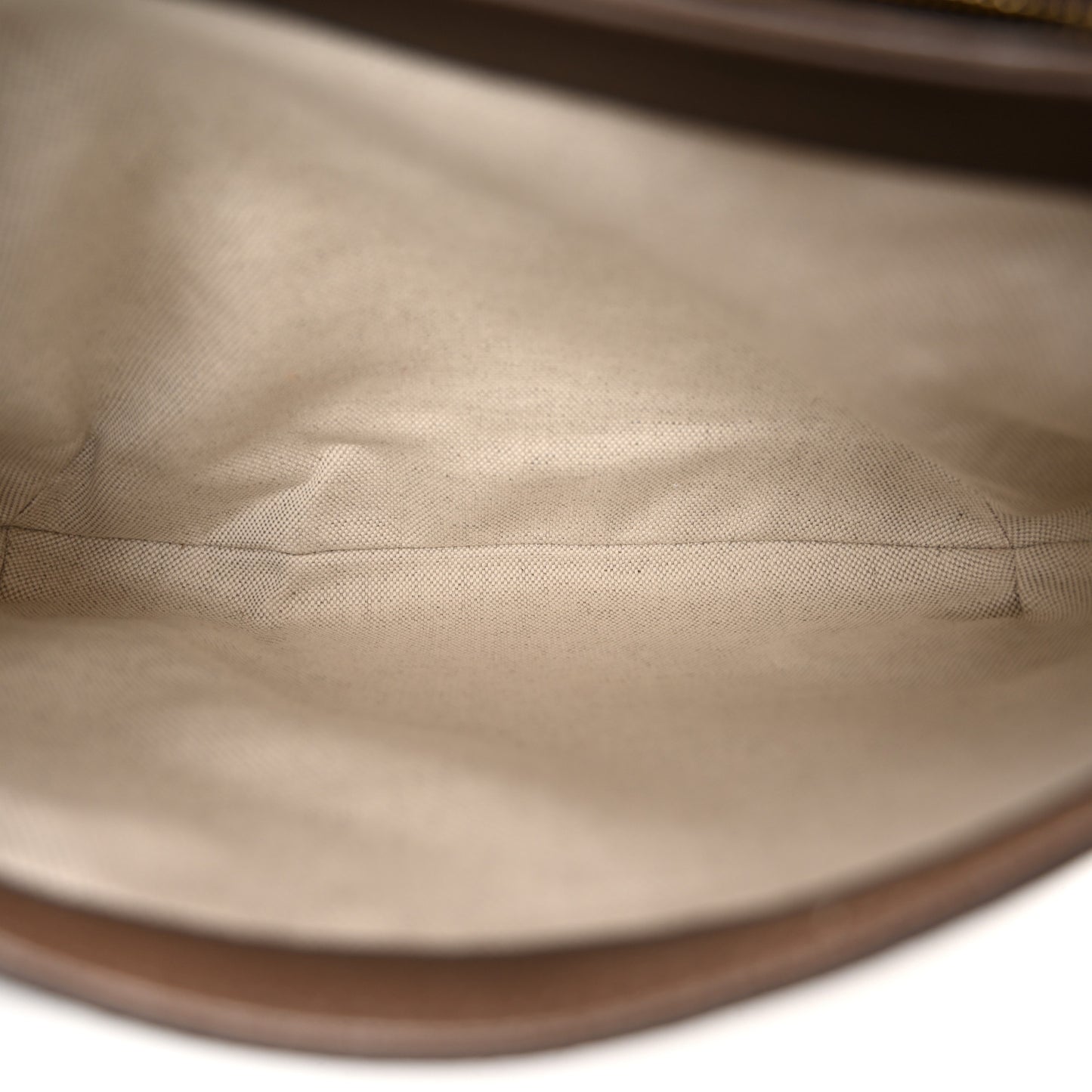 GG Supreme Monogram Textured Dollar Calfskin Web Medium Blondie Shoulder Flap Bag Beige Ebony New Acero