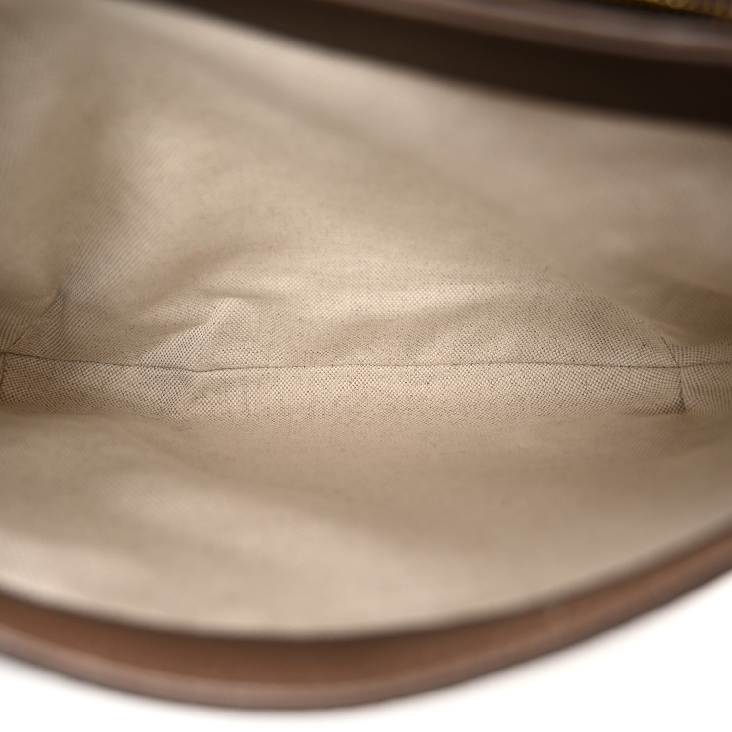 Gucci GG Supreme Monogram Textured Dollar Calfskin Web Medium Blondie Shoulder Flap Bag Beige Ebony New Acero 5 of 10