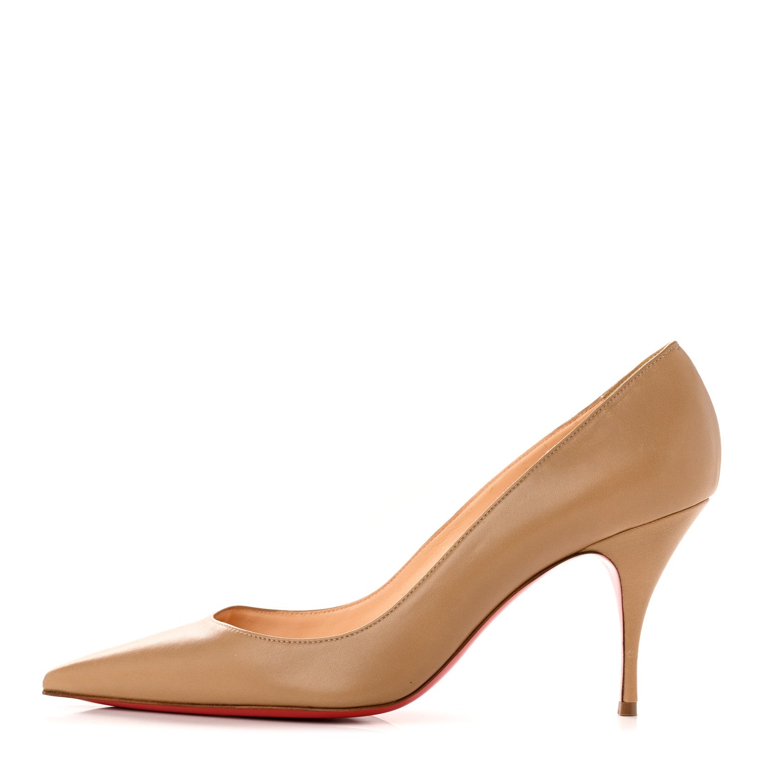 Christian Louboutin Nappa Clare 80 Pumps 40 Nude 1 of 18