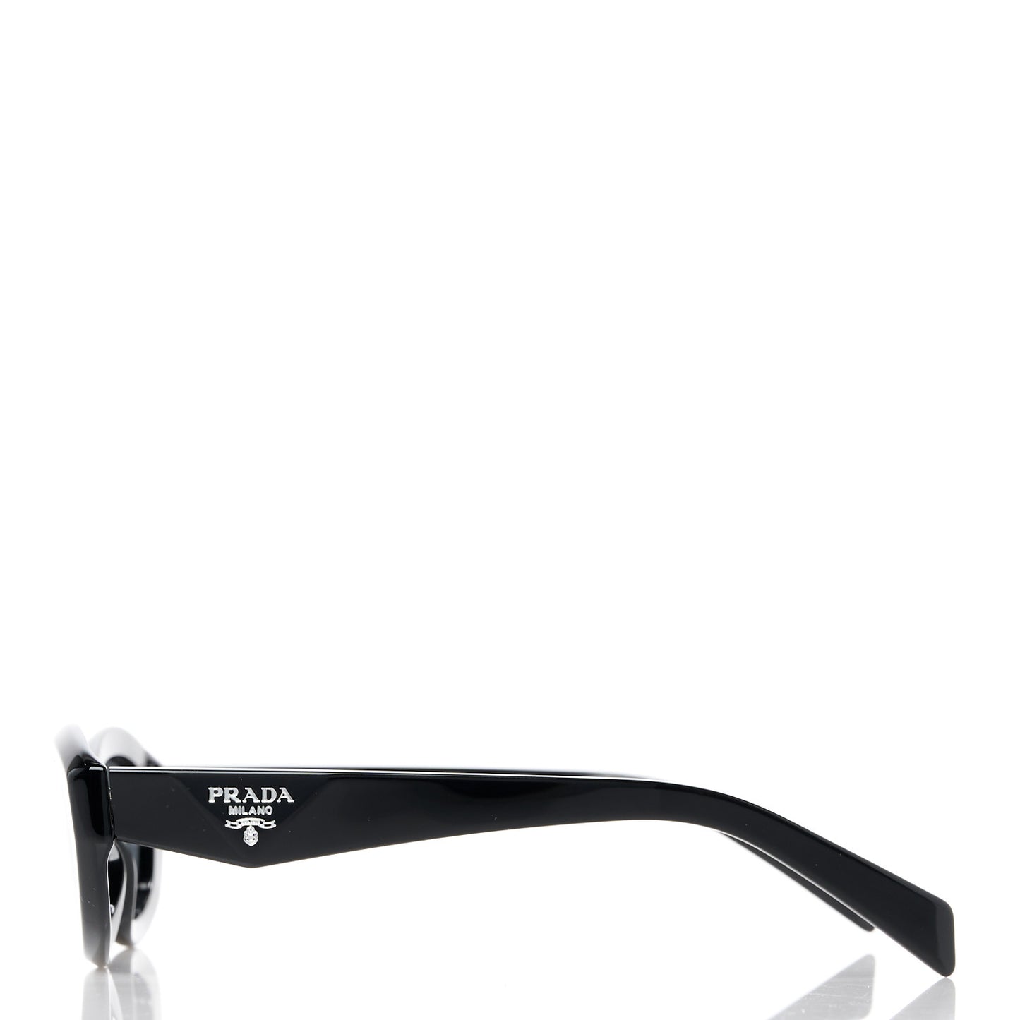 Acetate Oval Sunglasses SPR 26Z Black