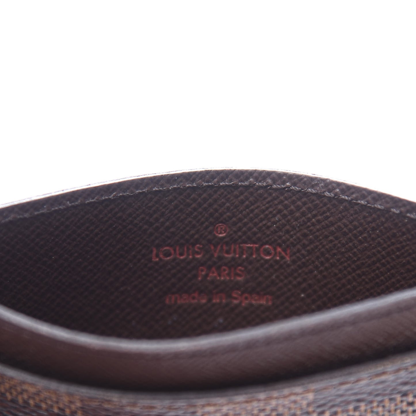Damier Ebene Card Holder