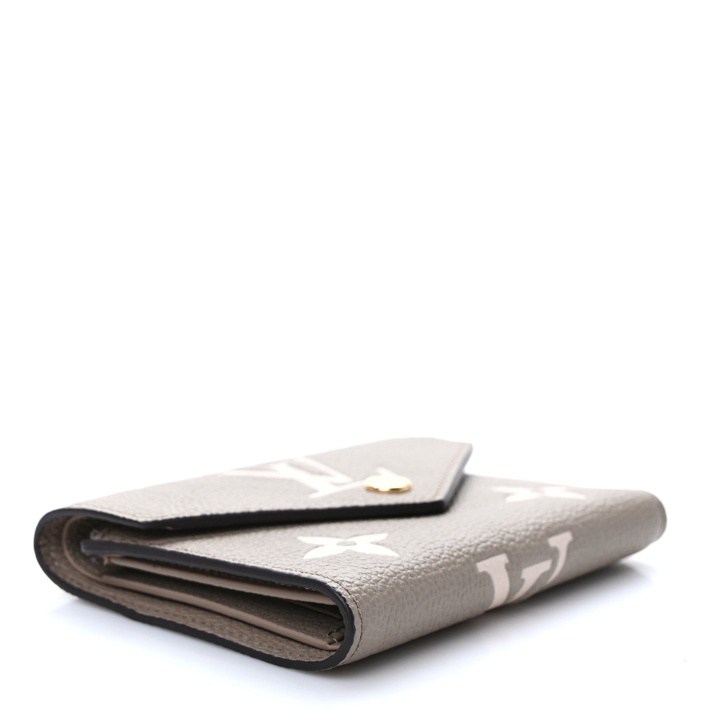 LOUIS VUITTON Empreinte Monogram Giant Victorine Wallet Tourterelle Creme