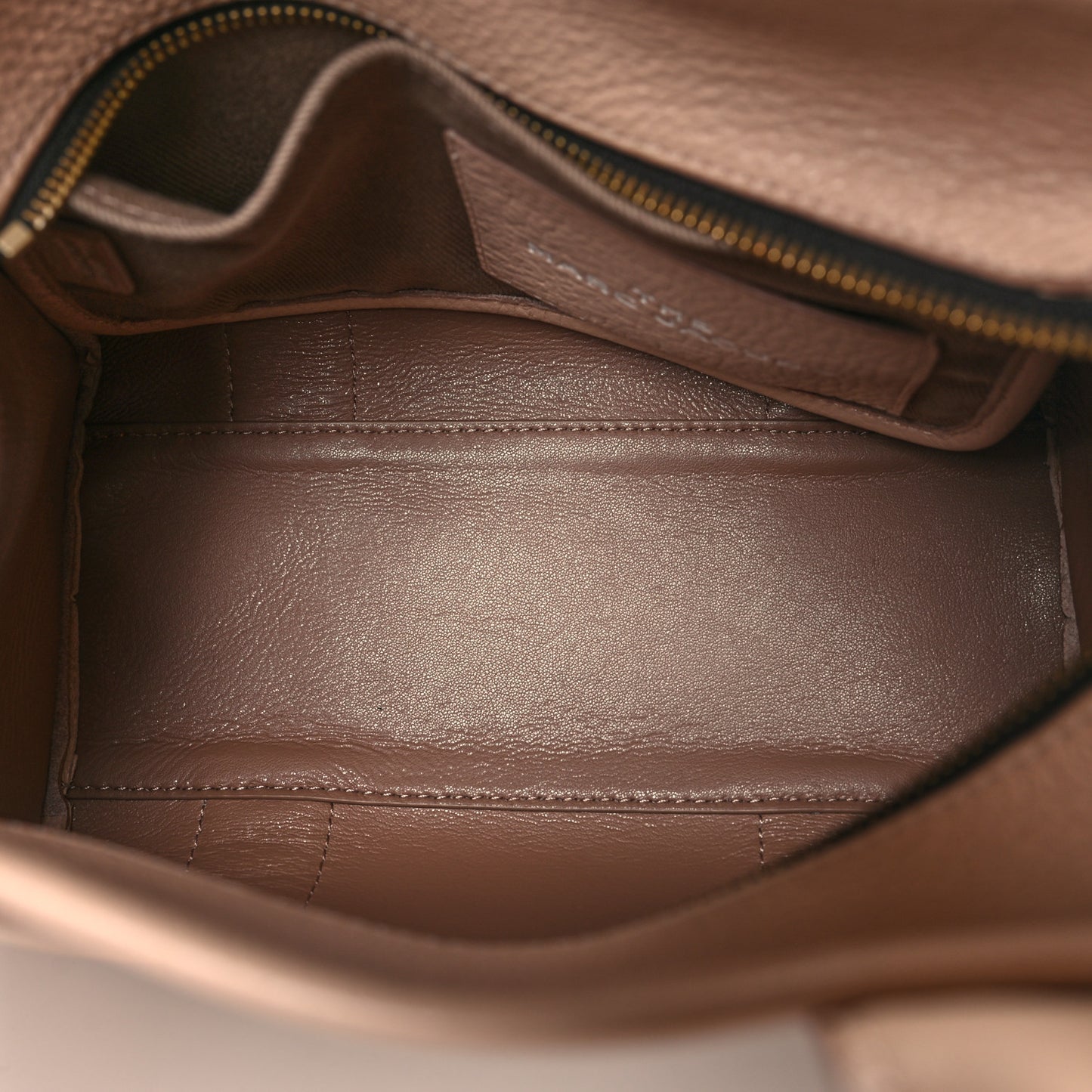 Grained Calfskin Small The Tote Bag Rose Dust