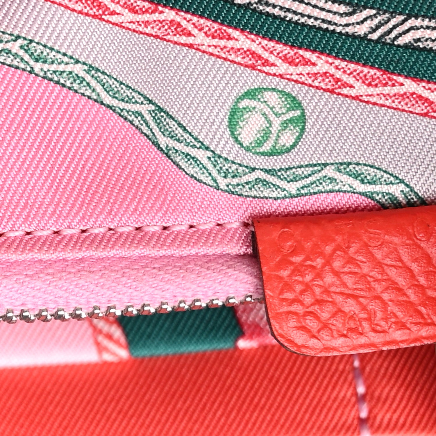 Hermes Epsom Silk'in Wallet Capucine 7 of 9