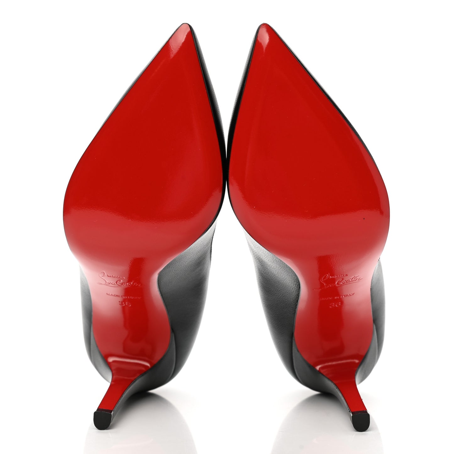 Shiny Nappa Pigalle 100 Pumps 36 Black
