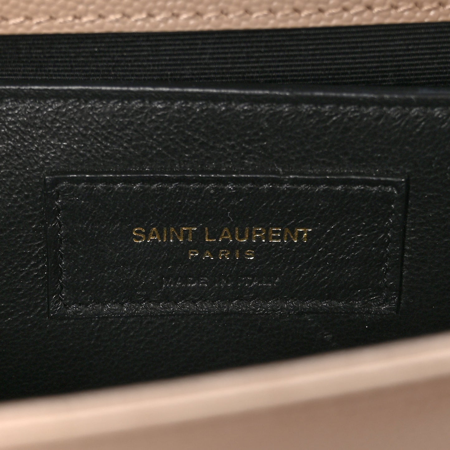 Grain De Poudre Small Monogram Kate Satchel Dark Beige