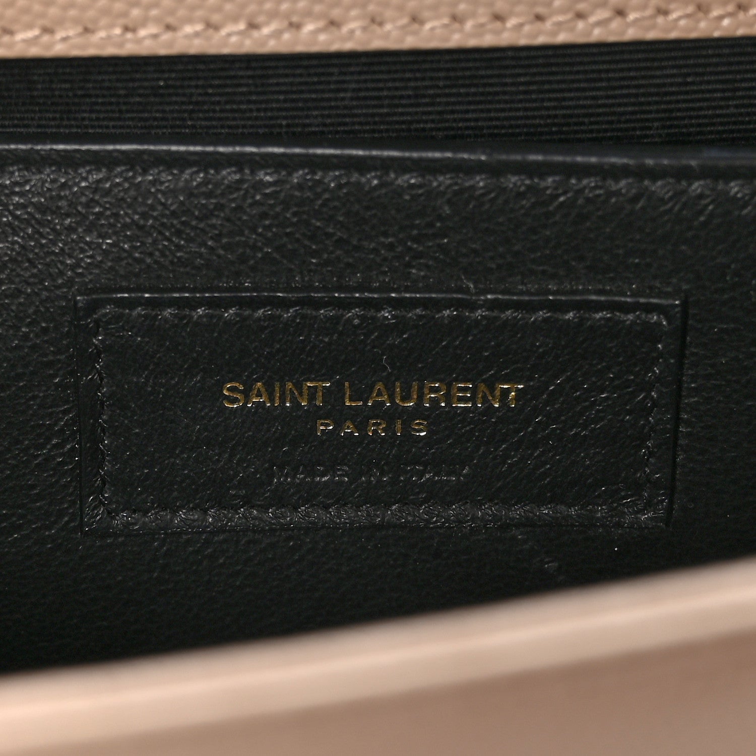 Saint Laurent Grain De Poudre Small Monogram Kate Satchel Dark Beige 6 of 10