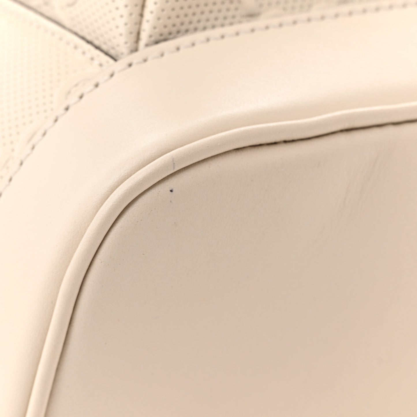 Calfskin GG Tennis Embossed Backpack Mystic White Black