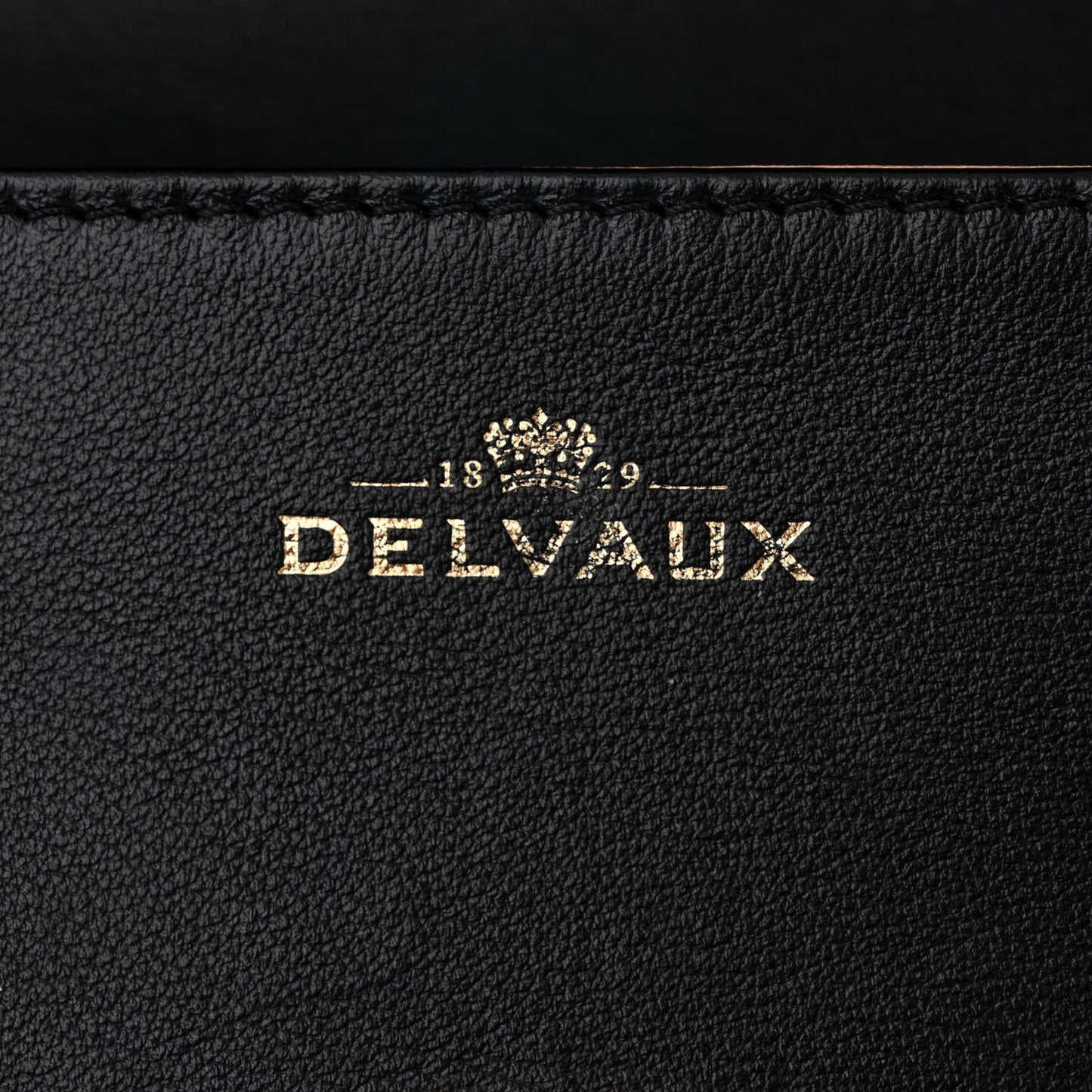 Calfskin GM Tempete Satchel Black