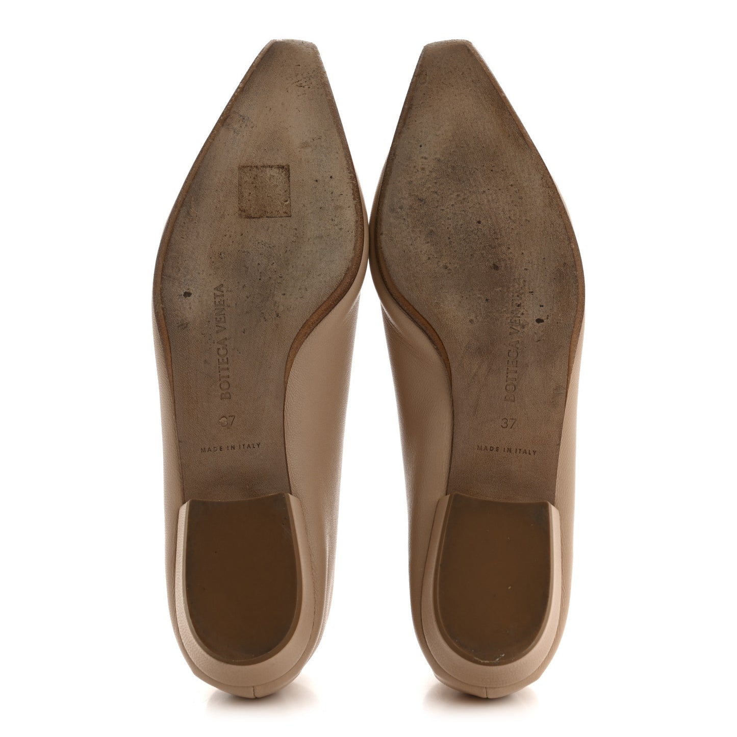 Nappa Dream Almond Ballet Flats 37 Nude