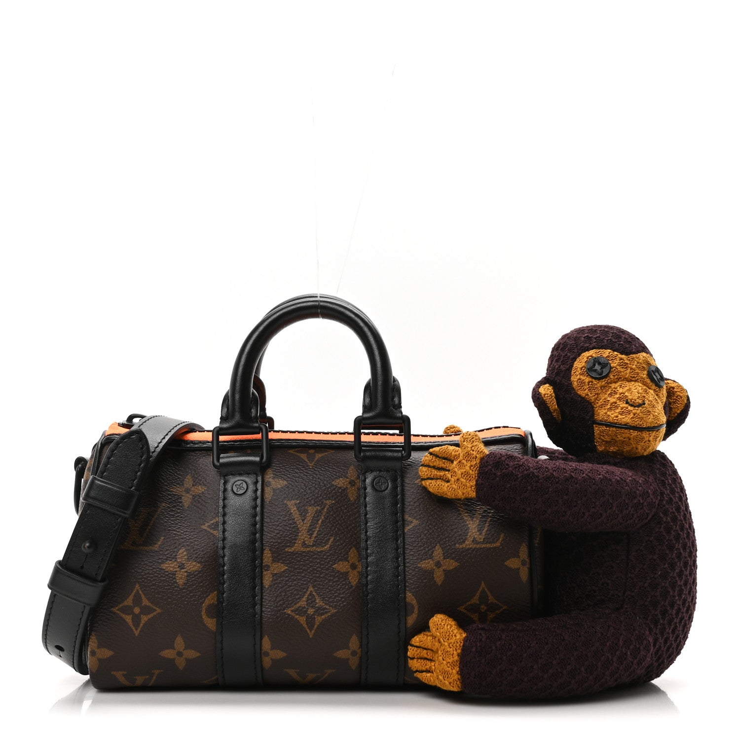 Louis Vuitton Monogram Monkey Puppet LV Friends Keepall XS 1735105