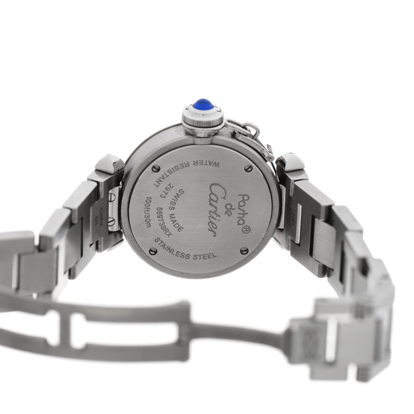Stainless Steel 27mm Miss Pasha Quartz Watch Silver
