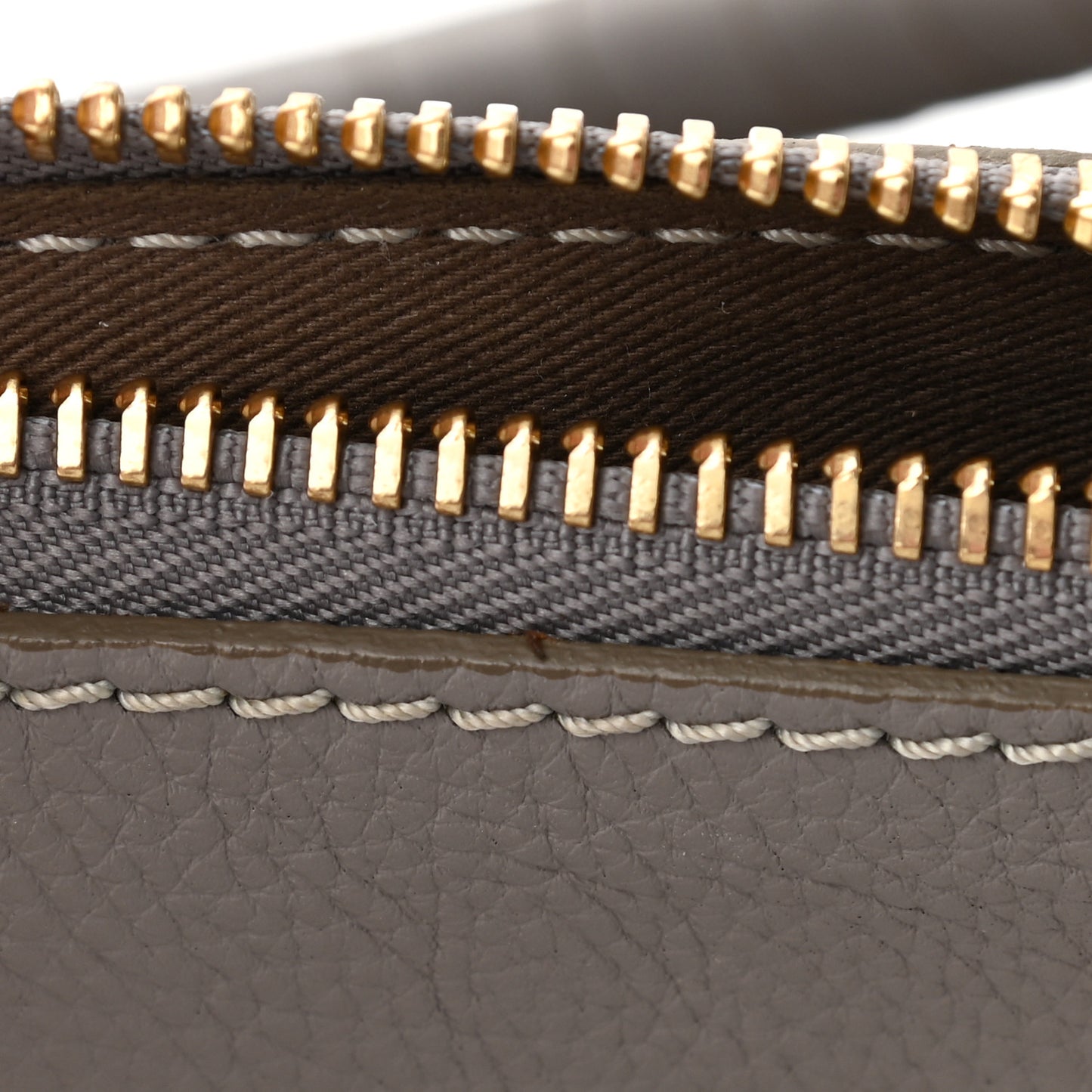 Calfskin Small Marcie Satchel Cashmere Grey