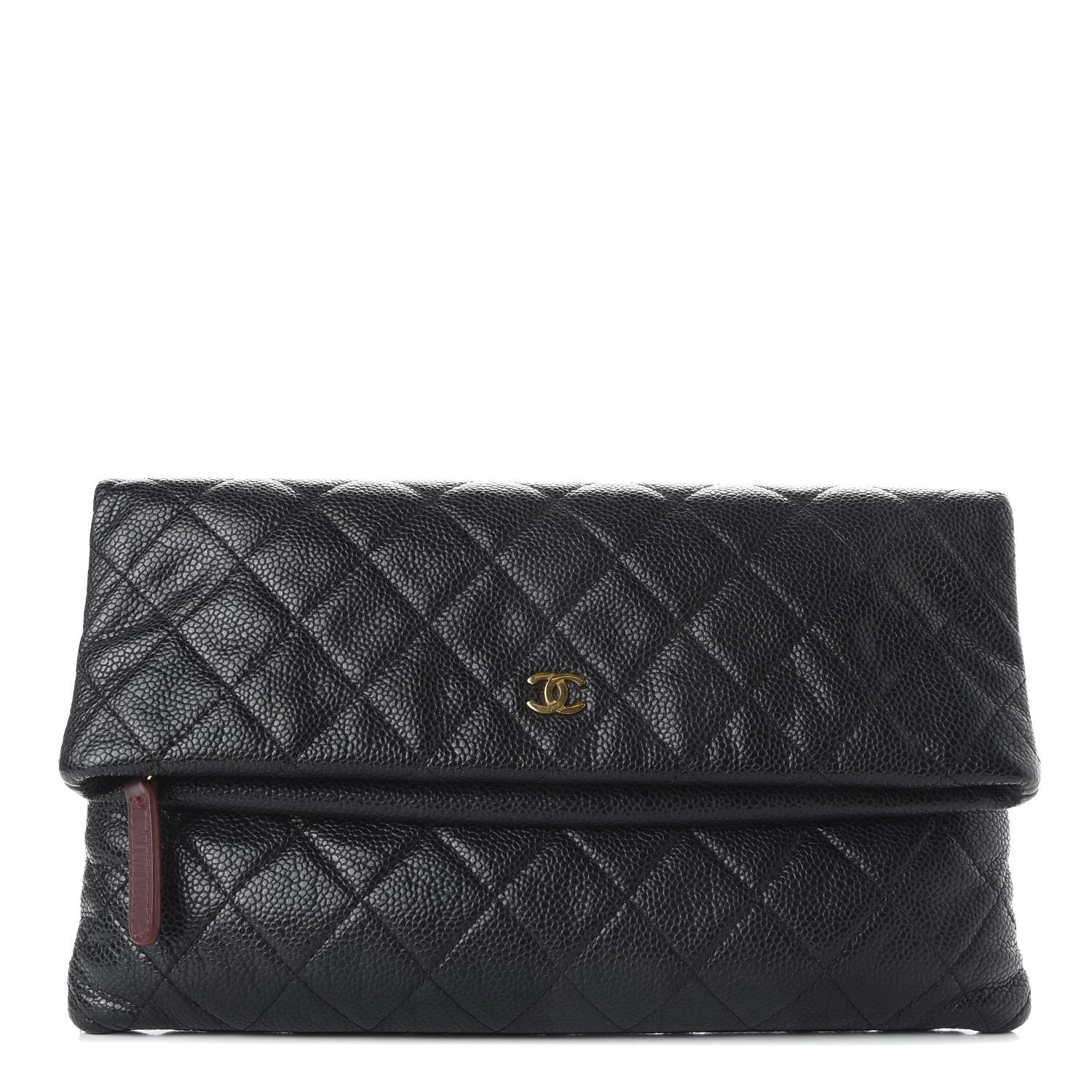 Chanel Caviar Quilted CC Beauty Clutch Black 1 of 8