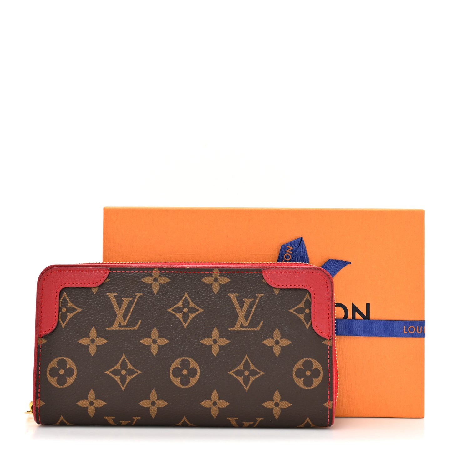 Monogram Retiro Zippy Wallet Cherry