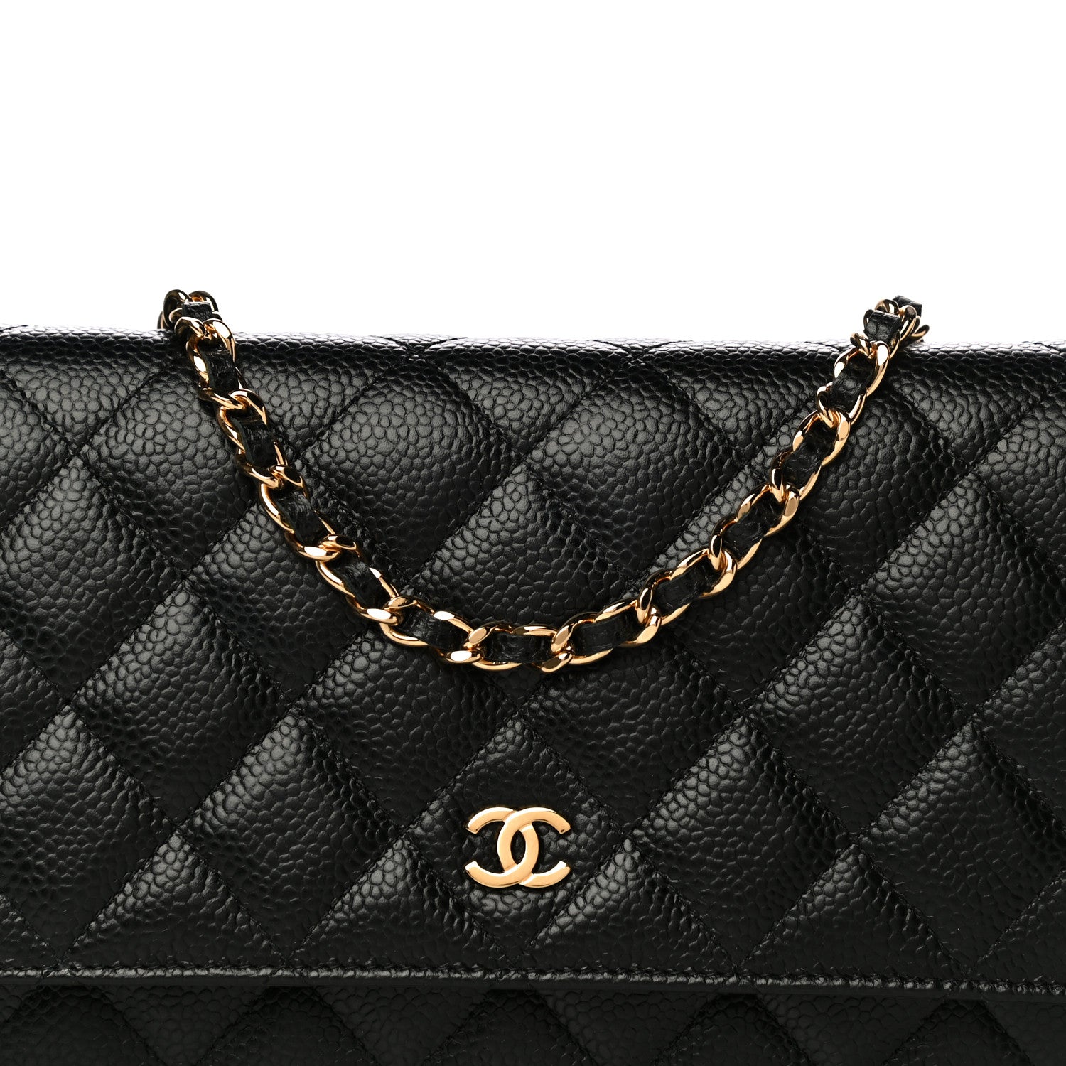 Chanel Caviar Quilted Wallet On Chain WOC Black 8 of 11