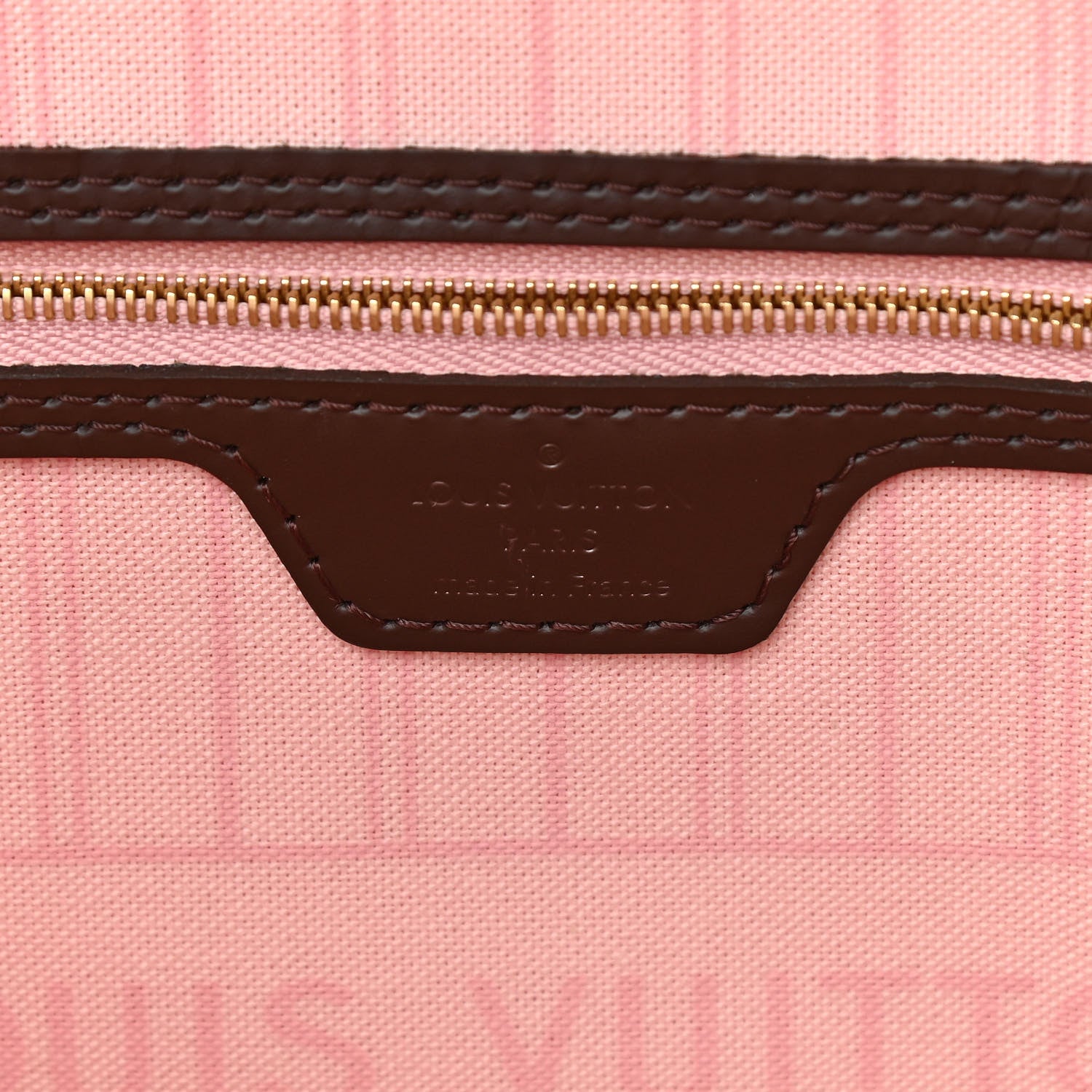 Louis Vuitton Damier Ebene Neo Neverfull MM Rose Ballerine 6 of 10