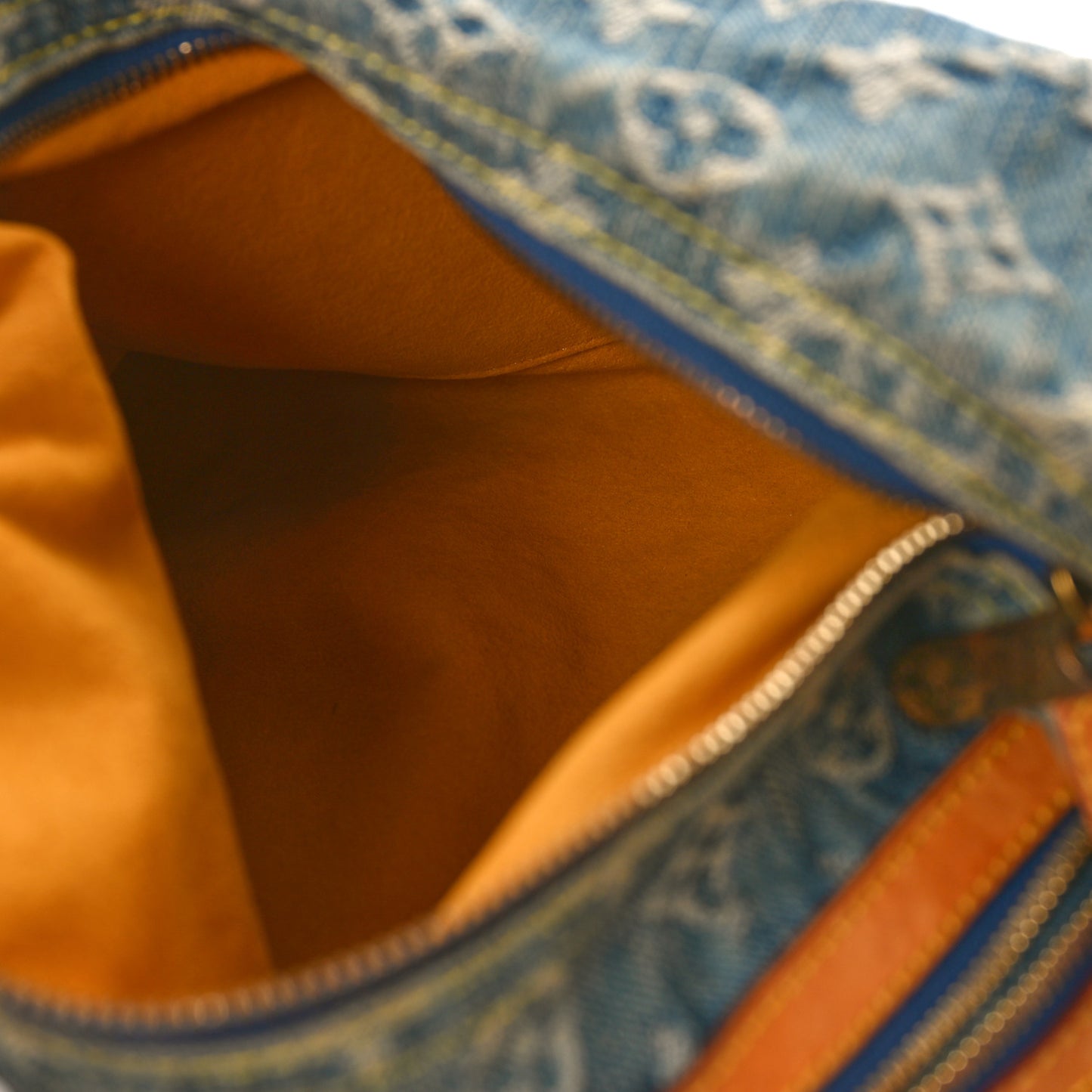 Monogram Denim Baggy PM Blue